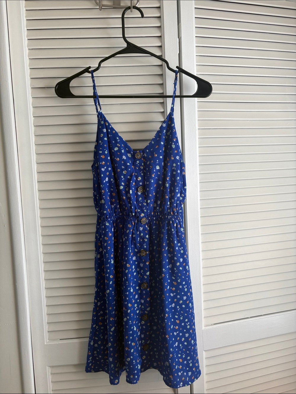 Sienna Sky Royal Blue Floral Mini Dress